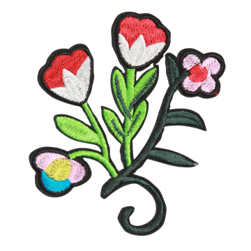 strygemærker blomst